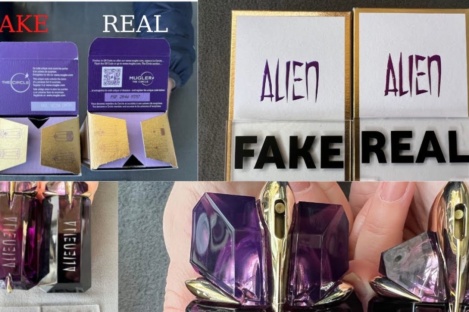 Fake vs Real Alien Thierry Mugler EDP Perfume