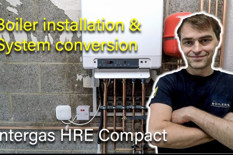 New gas combi boiler installation & system conversion - Intergas combi compact HRE