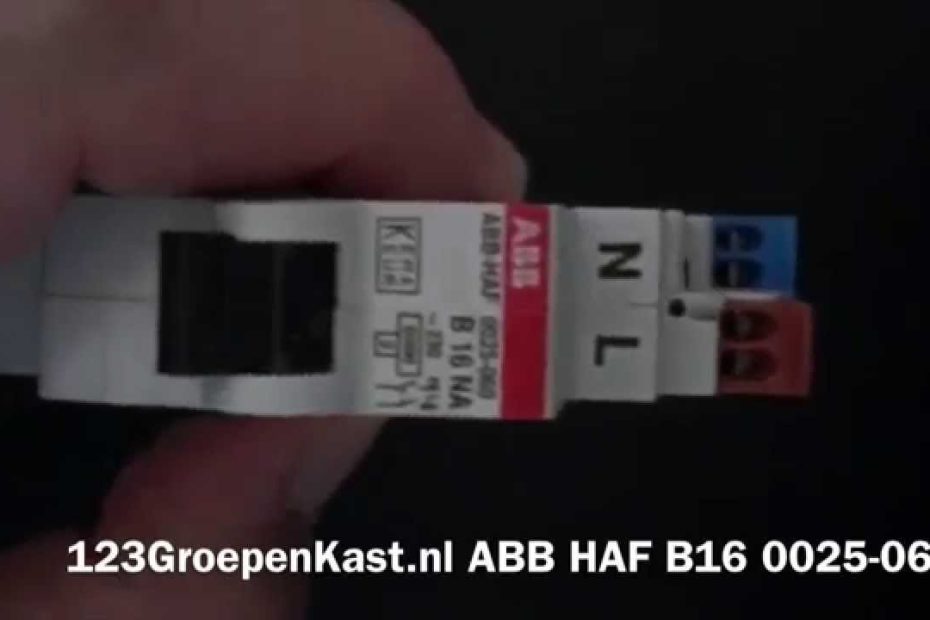 Hoe ziet de ABB HAF InstallatieAutomaat B16 0025-060 eruit?