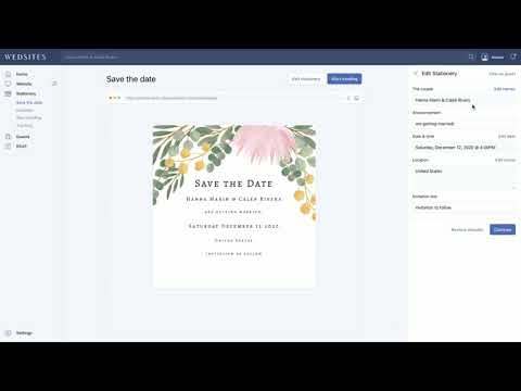 How to Create Your Digital Save the Date Card