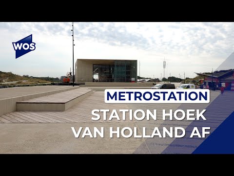 Metrostation 'Hoek van Holland Strand' af