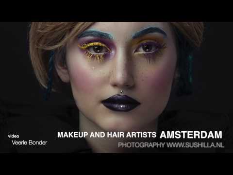 Backstage photoshoot Makeup and hair Avantgarde | AMSTERDAM