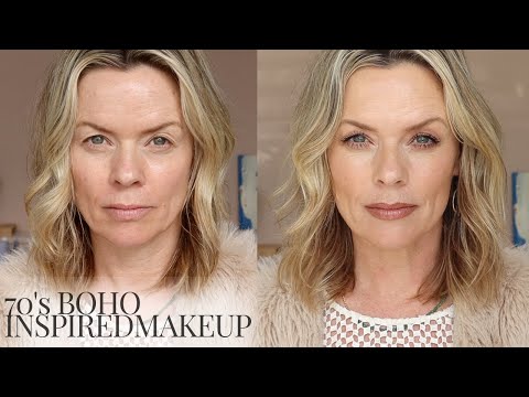 A 70's Boho inspired makeup