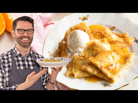 How to Make Crepes Suzette | Simply Delicious!
