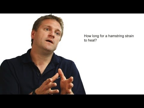 How long does it take a Hamstring Strain to heal?