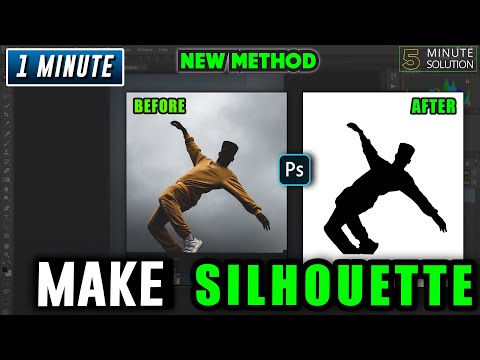 How to make a silhouette in photoshop 2023